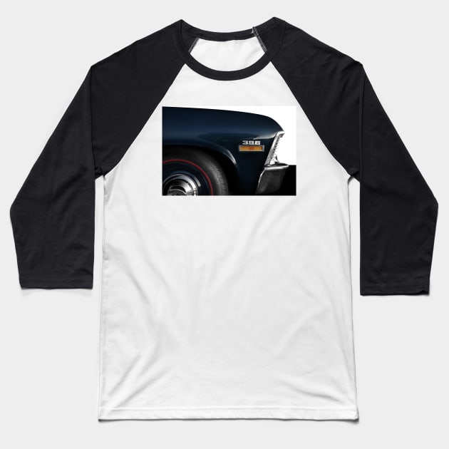 Chevy Nova detail Baseball T-Shirt by mal_photography